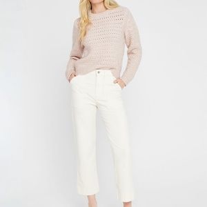 Patch Pocket Corduroy Pant - New With Tags - NEVER WORN - Egret